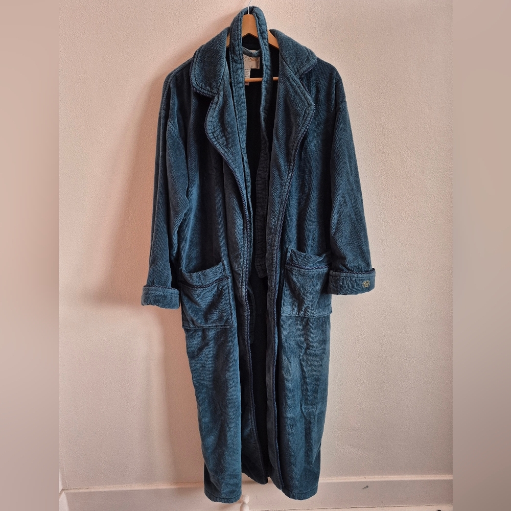 100% Cotton Terry Robe By Silk And Satin Small/Medium